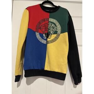 Men's Hudson sz S Multicolor long sleeve crew neck sweatshirt #1104